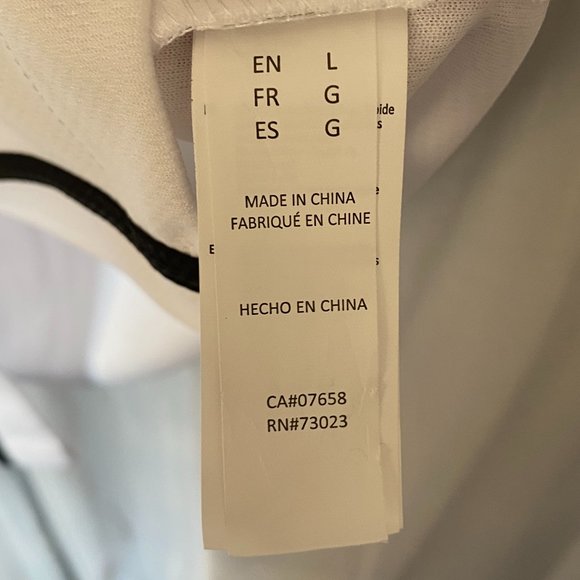 💰 5 FOR $40 /(UNISEX) R U "LUCKY" WHT/BLK JERSEY (SZ L) (EUC) - Picture 5 of 6